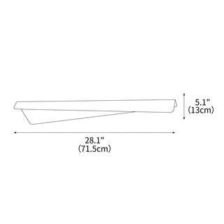 Folding Line Minimalist Metal Wall Light