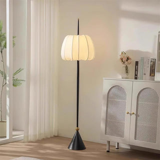 Folia Contemporary Fabric Floor Light