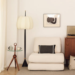 Folia Contemporary Fabric Floor Light