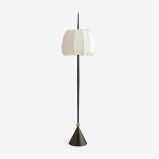 Folia Contemporary Fabric Floor Light