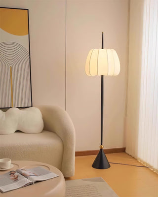 Folia Contemporary Fabric Floor Light