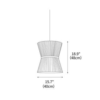 Folie Minimalist Fabric Pendant Light