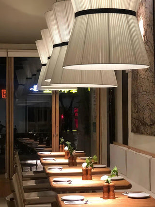 Folie Minimalist Fabric Pendant Light