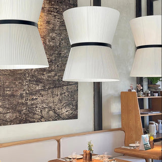 Folie Minimalist Fabric Pendant Light