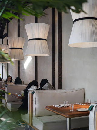 Folie Minimalist Fabric Pendant Light