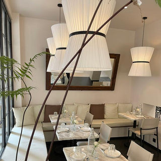 Folie Minimalist Fabric Pendant Light