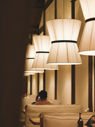 Folie Minimalist Fabric Pendant Light