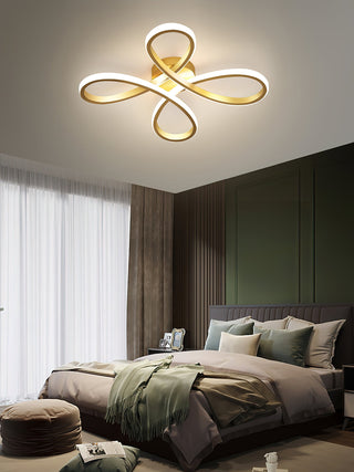 Lumiere Modern Ribbon Chandelier
