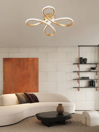 Lumiere Modern Ribbon Chandelier
