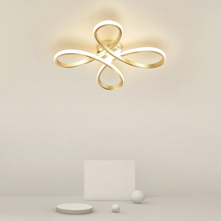 Lumiere Modern Ribbon Chandelier