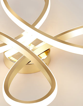 Lumiere Modern Ribbon Chandelier