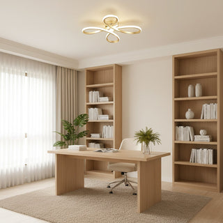 Lumiere Modern Ribbon Chandelier