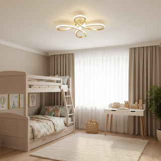 Lumiere Modern Ribbon Chandelier