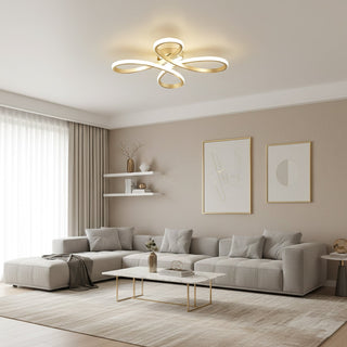 Lumiere Modern Ribbon Chandelier