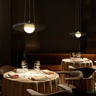 Eclipse Minimalist Disc Pendant Light