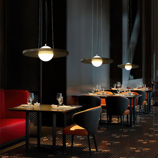 Eclipse Minimalist Disc Pendant Light