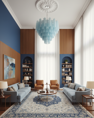 Maran Glamorous Glass Chandelier