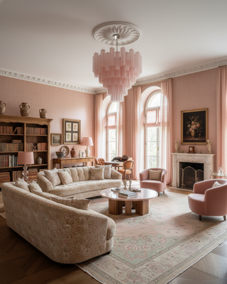 Maran Glamorous Glass Chandelier