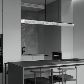 Frost Modern Resin Linear Chandelier