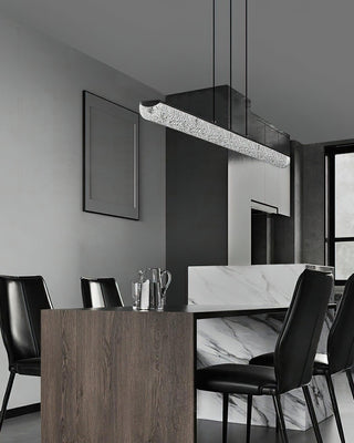 Frost Modern Resin Linear Chandelier