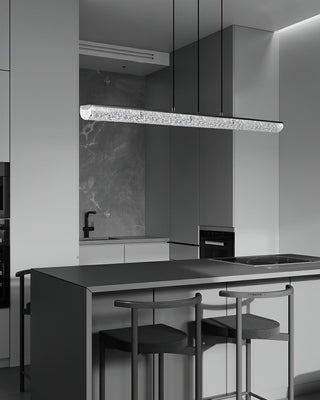 Frost Modern Resin Linear Chandelier