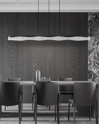 Frost Modern Resin Linear Chandelier