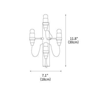 Fruit Industrial Metal Wall Light