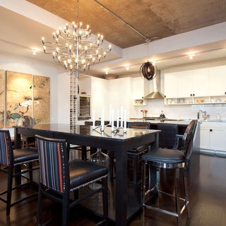 Gala Mid Century Metal Chandelier