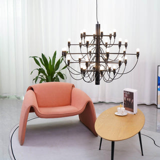 Gala Mid Century Metal Chandelier