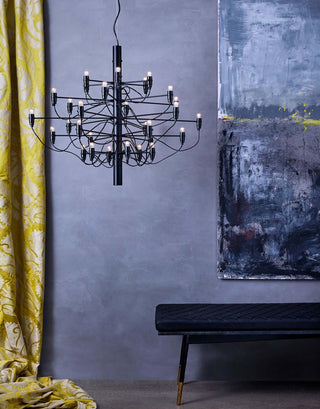 Gala Mid Century Metal Chandelier