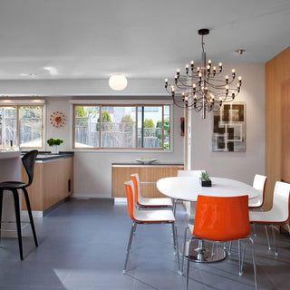 Gala Mid Century Metal Chandelier