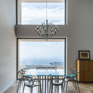 Gala Mid Century Metal Chandelier