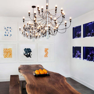 Gala Mid Century Metal Chandelier