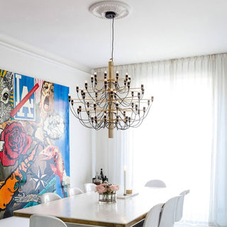 Gala Mid Century Metal Chandelier