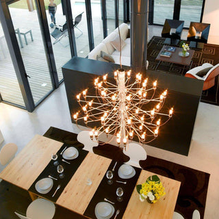 Gala Mid Century Metal Chandelier