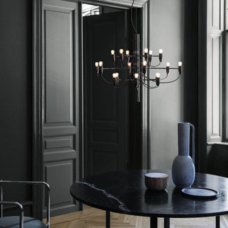 Gala Mid Century Metal Chandelier