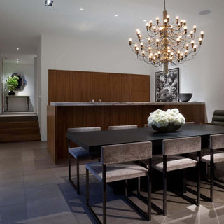 Gala Mid Century Metal Chandelier