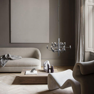 Gala Mid Century Metal Chandelier