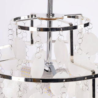 Fun Coastal Capiz Shell Chandelier