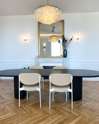 Fun Coastal Capiz Shell Chandelier