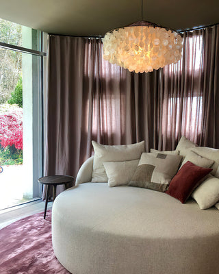 Fun Coastal Capiz Shell Chandelier