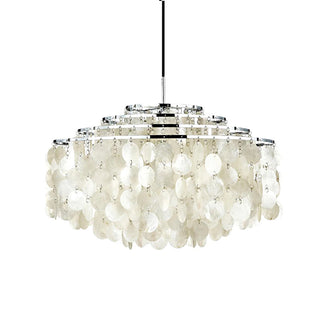 Fun Coastal Capiz Shell Chandelier