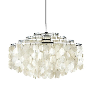 Fun Coastal Capiz Shell Chandelier