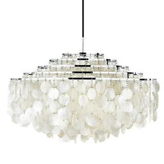 Fun Coastal Capiz Shell Chandelier