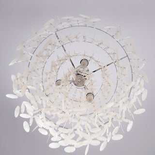 Fun Coastal Capiz Shell Chandelier