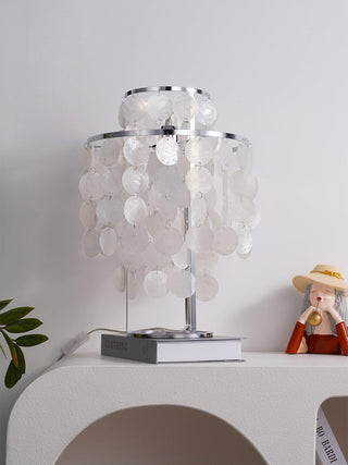 Fun Modern Shell Table Lamp