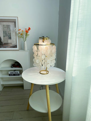 Fun Modern Shell Table Lamp