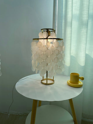 Fun Modern Shell Table Lamp