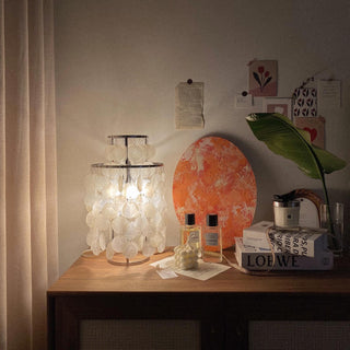 Fun Modern Shell Table Lamp