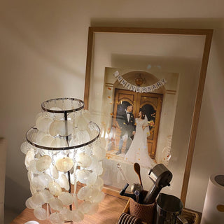 Fun Modern Shell Table Lamp